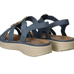 Rieker Sandalen Blauw Dames