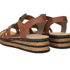 Rieker Sandalen Cognac Dames