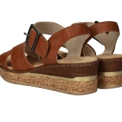Rieker Sandalen Cognac Dames