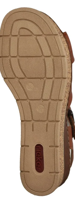 Rieker Sandalen Cognac Dames