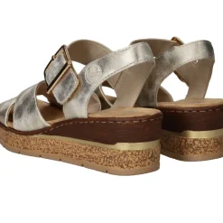 Rieker Sandalen Goud Dames