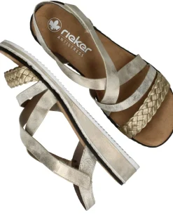 Rieker Sandalen Goud Dames