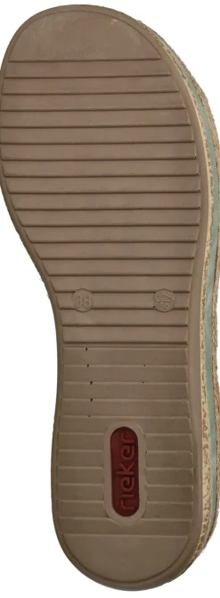 Rieker Sandalen Groen Dames