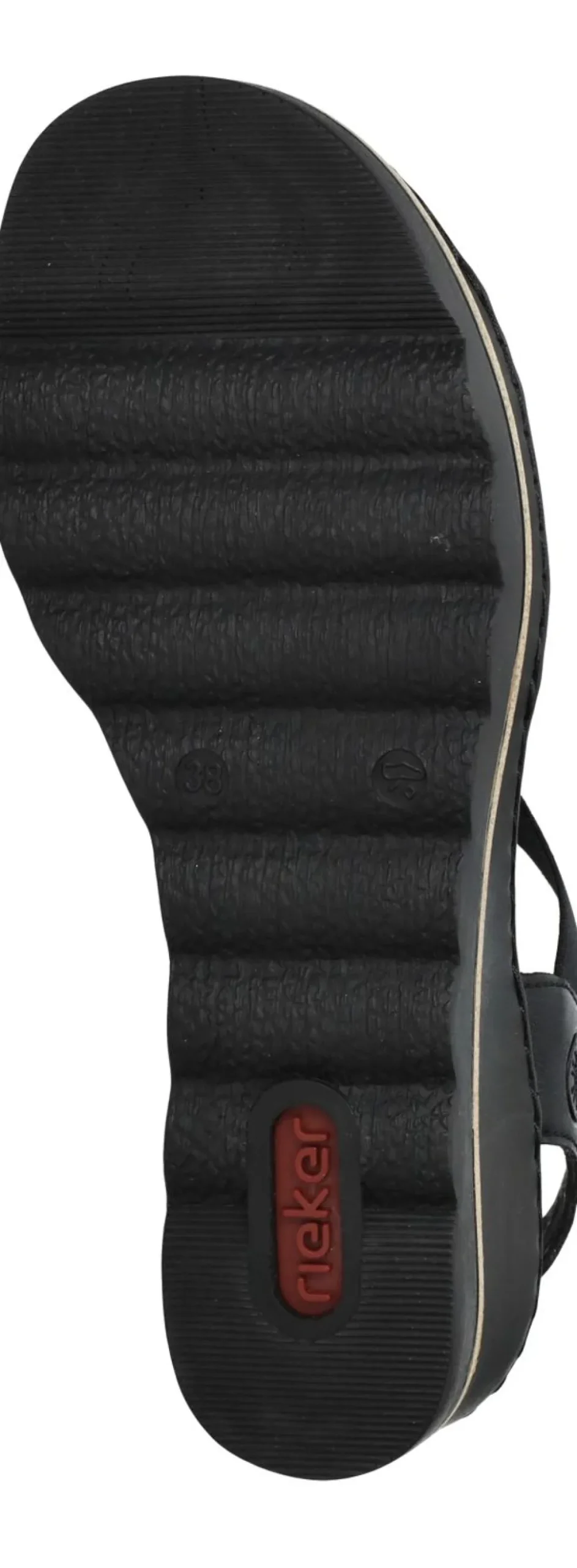 Rieker Sandalen Zwart Dames