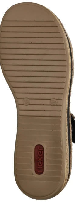 Rieker Sandalen Zwart Dames