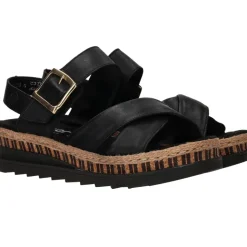 Rieker Sandalen Zwart Dames