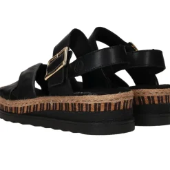 Rieker Sandalen Zwart Dames
