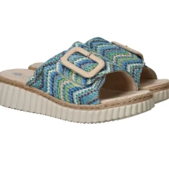 Rieker Slippers Blauw Dames