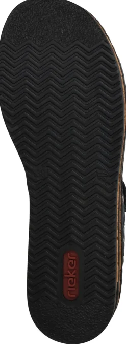 Rieker Slippers Blauw Dames