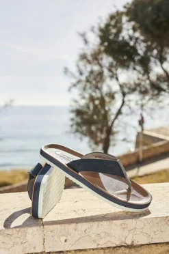 Rieker Slippers Blauw Heren