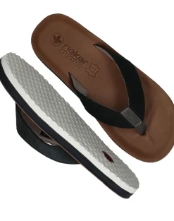 Rieker Slippers Blauw Heren