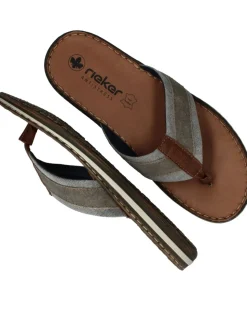 Rieker Slippers Grijs Heren