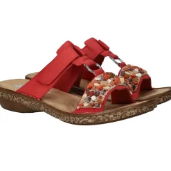 Rieker Slippers Rood Dames