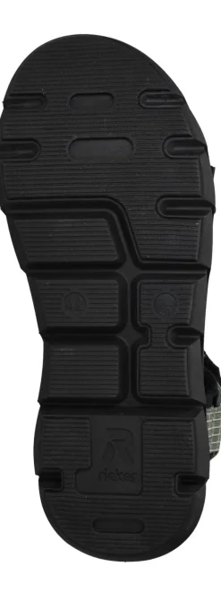 Rieker Sport Sandalen Groen Heren