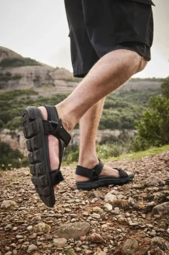 Rieker Sport Sandalen Zwart Heren