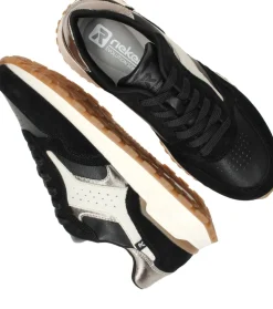 Rieker Sport Sneakers Zwart Dames