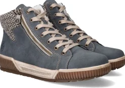 Rieker Veterboots Blauw Dames