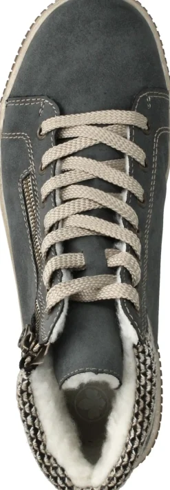 Rieker Veterboots Blauw Dames