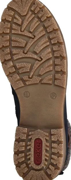 Rieker Veterboots Blauw Dames
