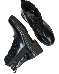 Rieker Veterboots Blauw Dames