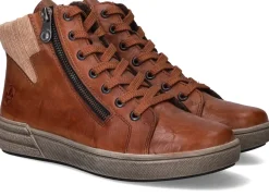 Rieker Veterboots Bruin Dames