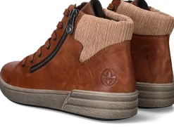 Rieker Veterboots Bruin Dames