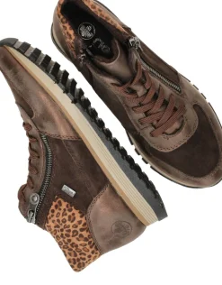 Rieker Veterboots Bruin Dames