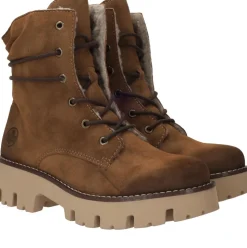 Rieker Veterboots Cognac Dames