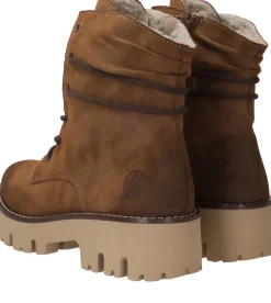 Rieker Veterboots Cognac Dames