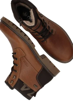 Rieker Veterboots Cognac Heren