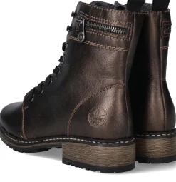 Rieker Veterboots Goud Dames