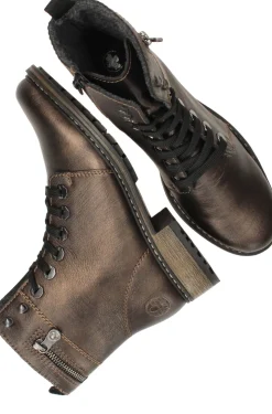 Rieker Veterboots Goud Dames