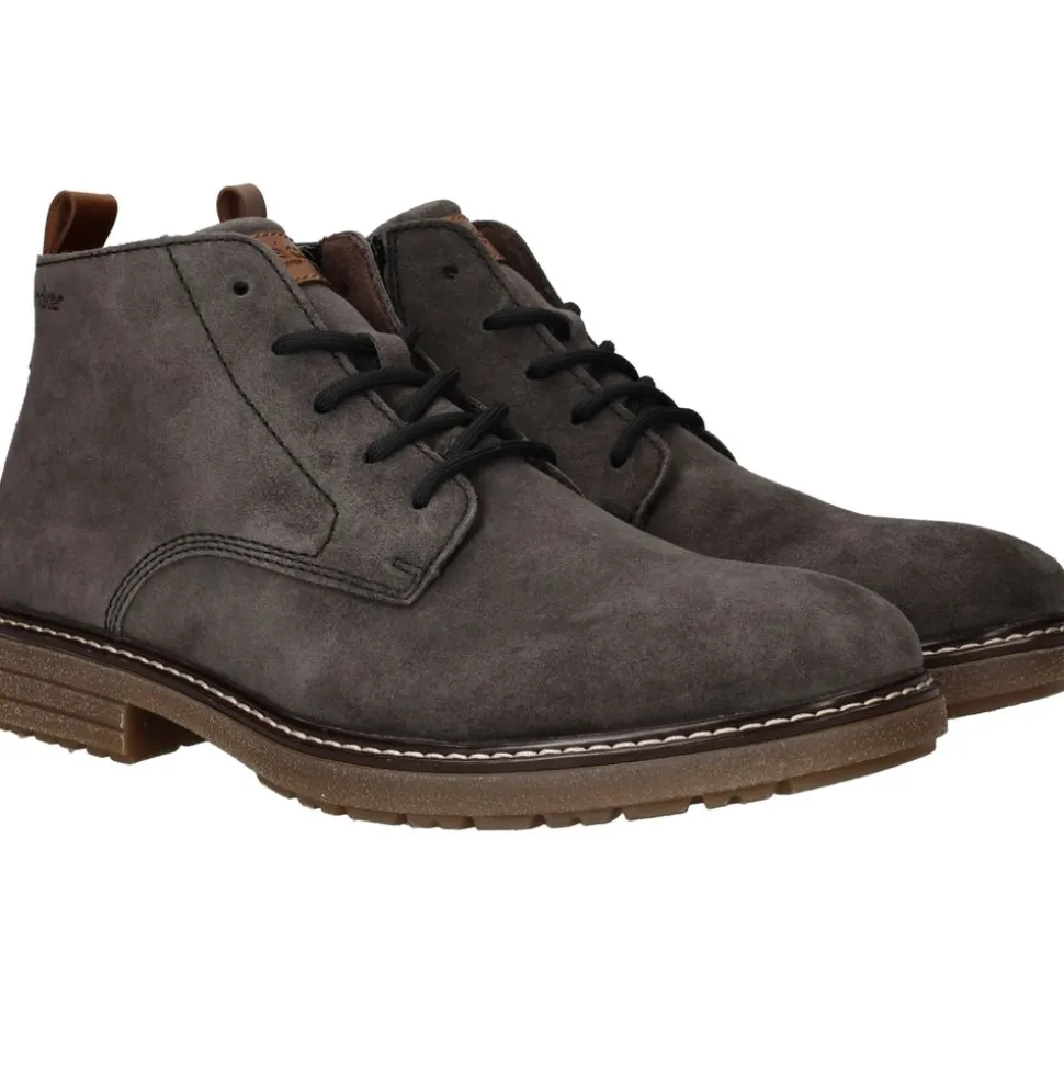 Rieker Veterboots Grijs Heren