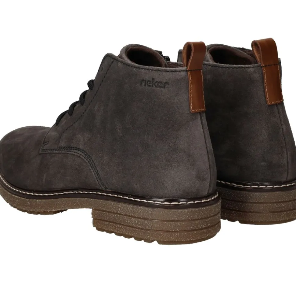 Rieker Veterboots Grijs Heren
