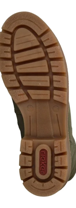Rieker Veterboots Groen Dames
