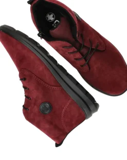 Rieker Veterboots Rood Dames