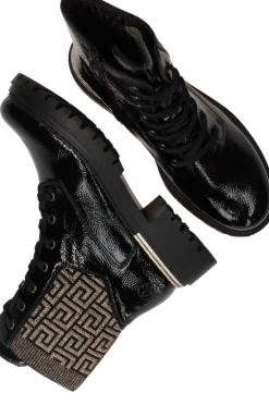 Rieker Veterboots Zwart Dames