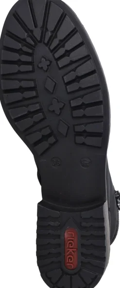 Rieker Veterboots Zwart Dames