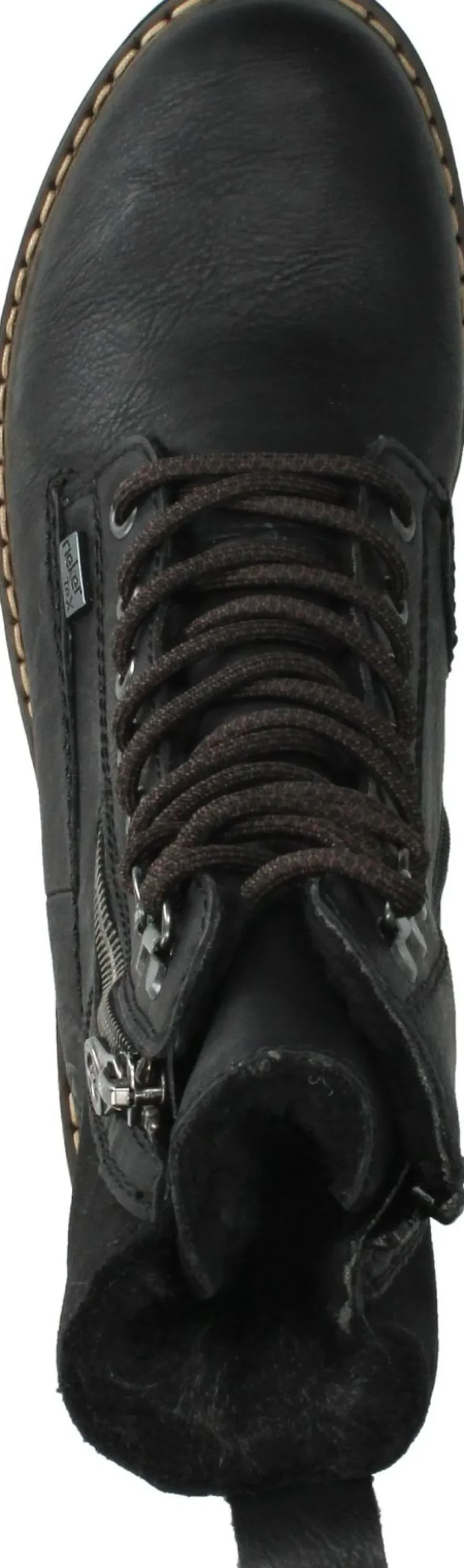 Rieker Veterboots Zwart Dames
