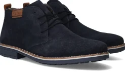 Rieker Veterschoenen Blauw Heren