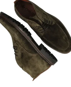 Rieker Veterschoenen Groen Heren