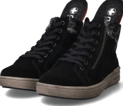 Rieker Veterschoenen Zwart Dames