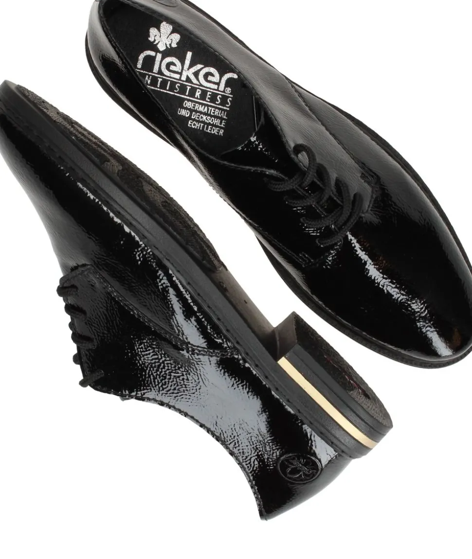 Rieker Veterschoenen Zwart Dames