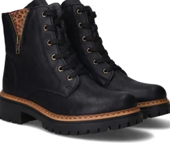 Rieker Veterschoenen Zwart Dames