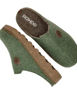 Rohde Pantoffels Groen Dames