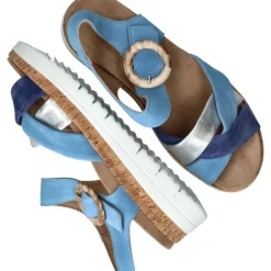 Sens Sandalen Blauw Dames