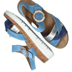 Sens Sandalen Blauw Dames