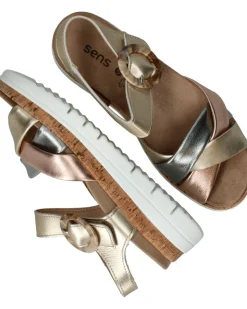 Sens Sandalen Goud Dames