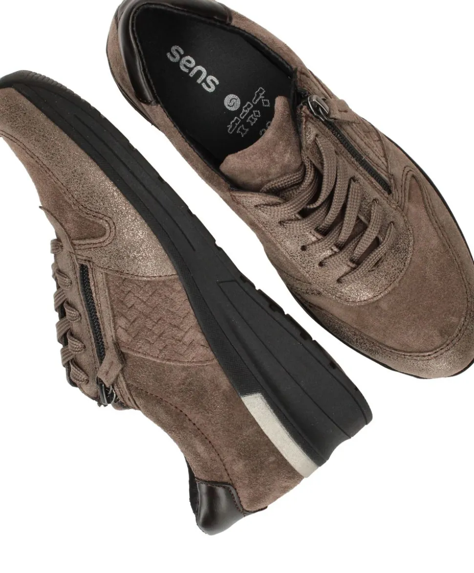 Sens Sneakers Taupe Dames
