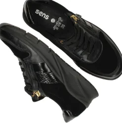 Sens Sneakers Zwart Dames
